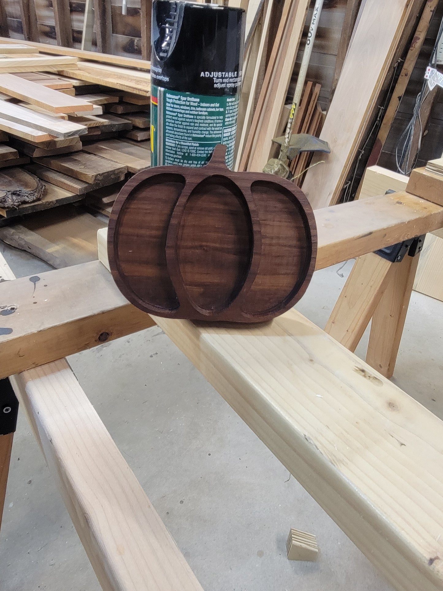 Pumpkin Serving Tray