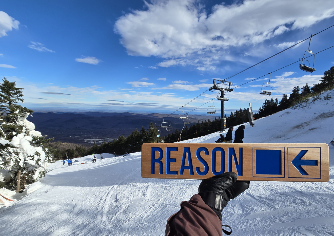 Personalized Ski Trail Sign