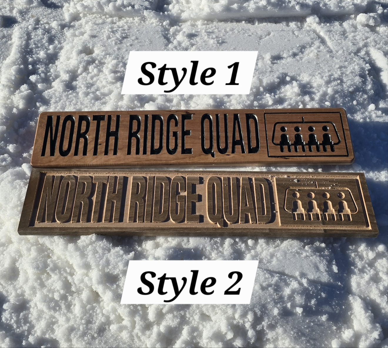 Personalized Ski Trail Sign