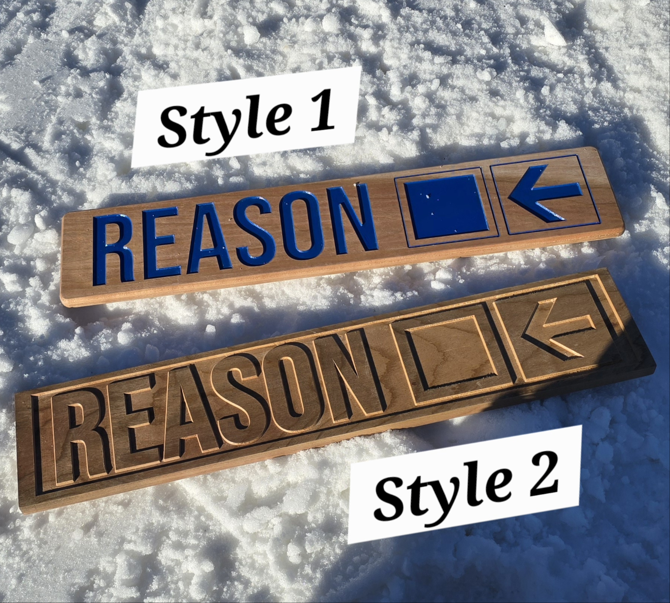 Personalized Ski Trail Sign