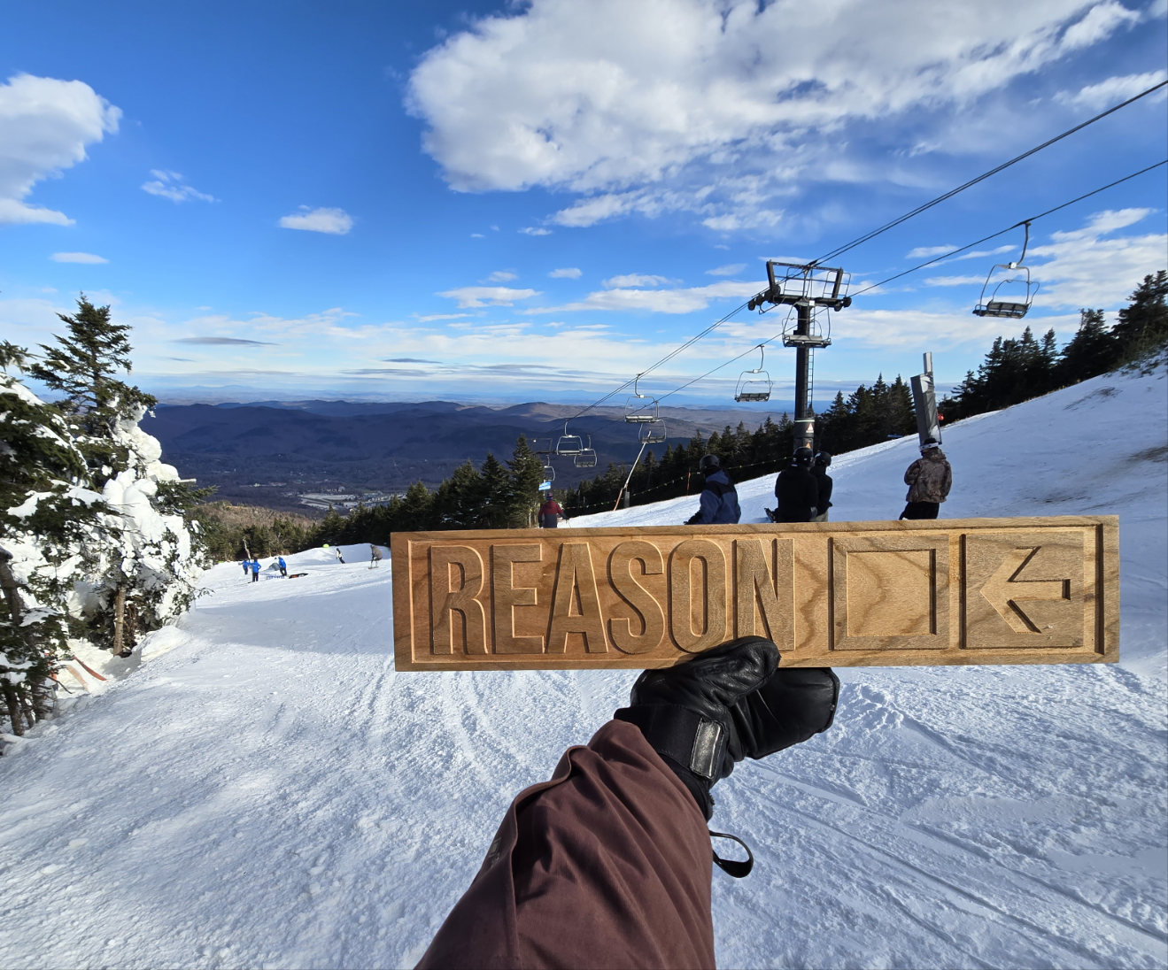 Personalized Ski Trail Sign